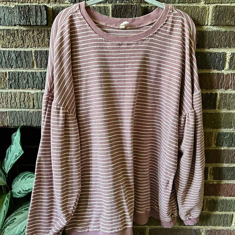 PinkBlush Shirt with Dolman Sleeves